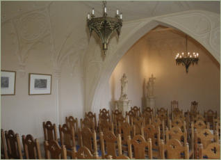 Restaurierung im Königszimmer Burg Falkenstein